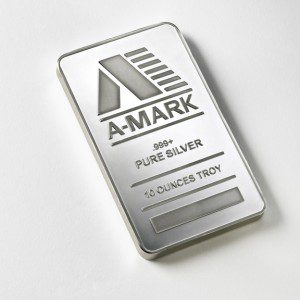 A 10 oz Silver Bar Produced By Amark