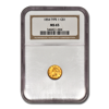 Picture of $1 Gold Coins Type 1 MS66