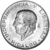 mexico silver 5 pesos hidalgo (1955-1957) xf-au, silver bullion, silver coin, silver bullion coin