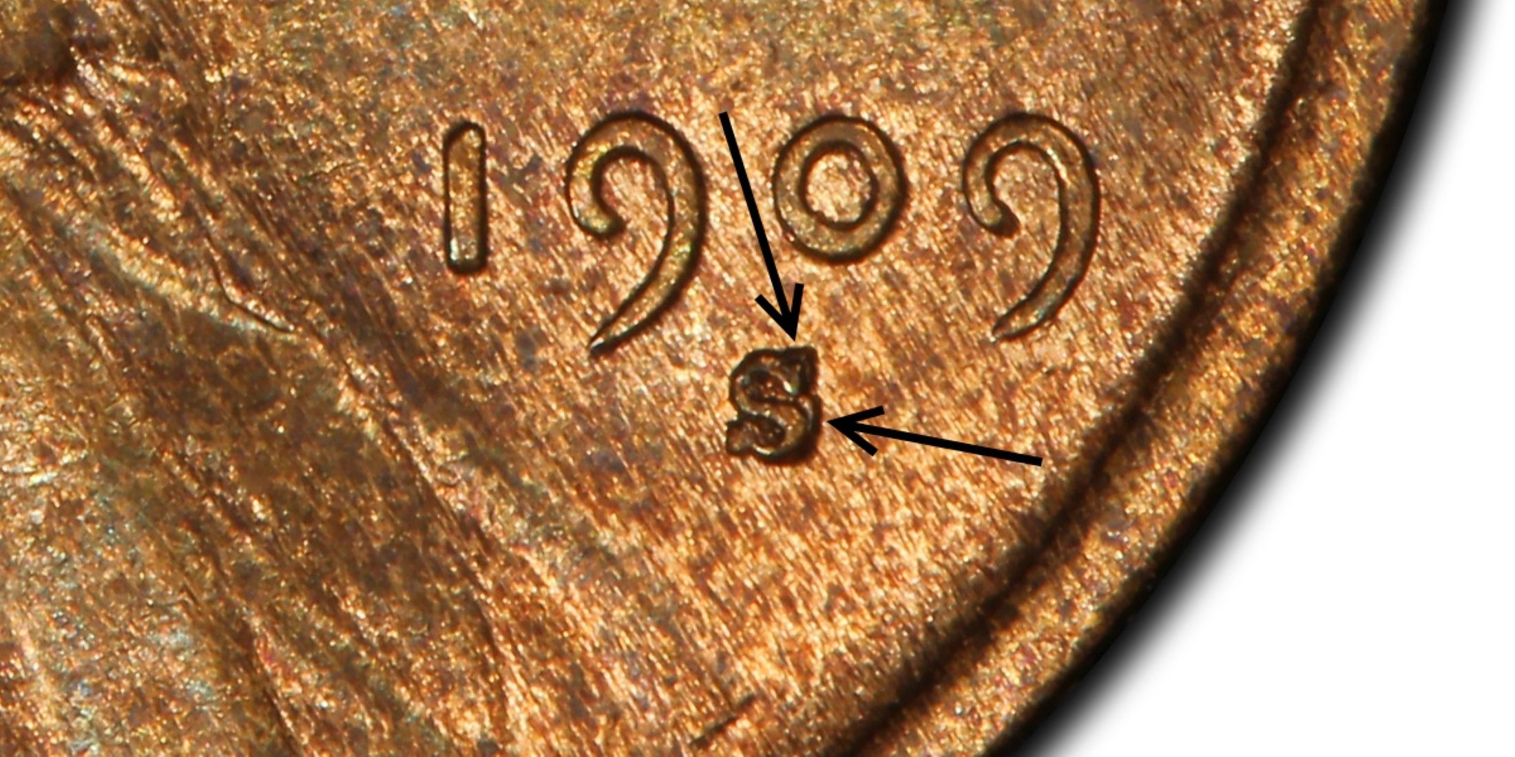 the mint mark may be changed on counterfeit gold coins