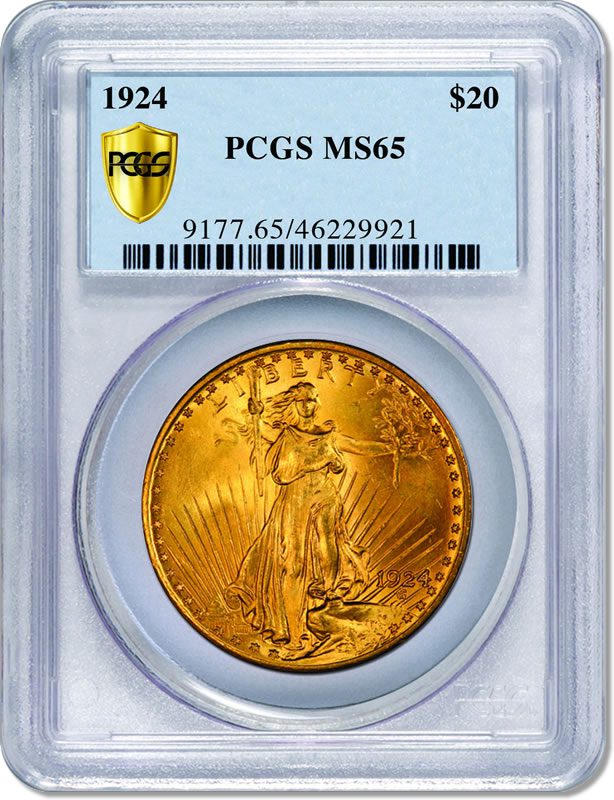 Most Common Counterfeits :: A GENUINE MS 65 $20 Gold Coin