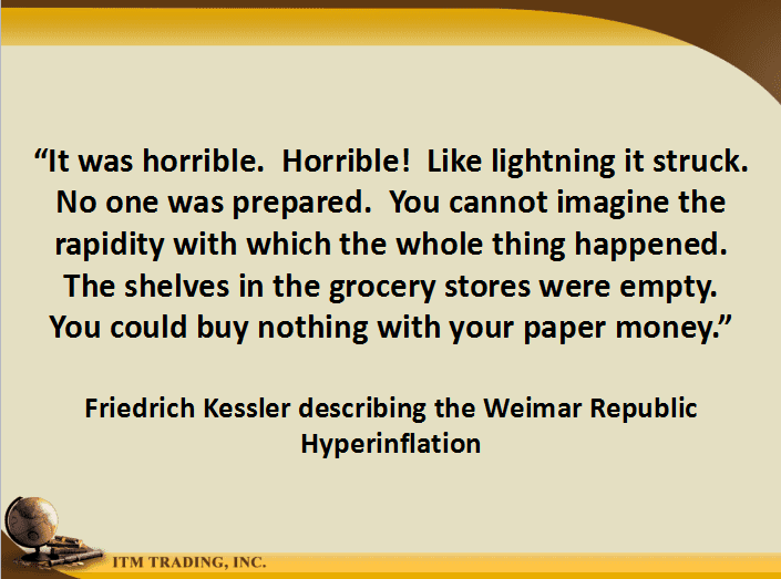 What Is Hyperinflation Like
