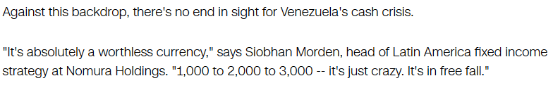 Venezuelan Crisis Update