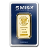 1 oz sunshine gold bar w/ assay, gold bullion, gold bar, gold bullion bar