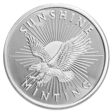 Picture of 1 oz Sunshine Minting Silver Rounds