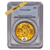 Picture of 1891S $20 Gold Liberty Double Eagle Coin MS62*