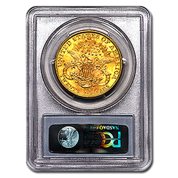 Picture of 1907D $20 Gold Liberty Double Eagle Coin MS63 