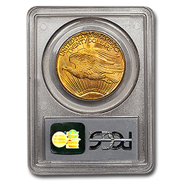 Picture of 1911D/D $20 Gold Saint Gaudens Double Eagle Coin MS66
