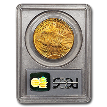 Picture of 1916S $20 Gold Saint Gaudens Double Eagle Coin MS66 *