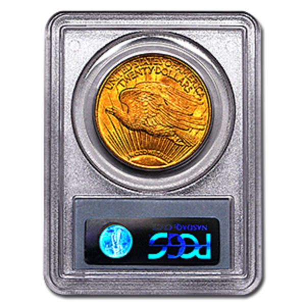 Picture of 1923D $20 Gold Saint Gaudens Double Eagle Coin MS65   *
