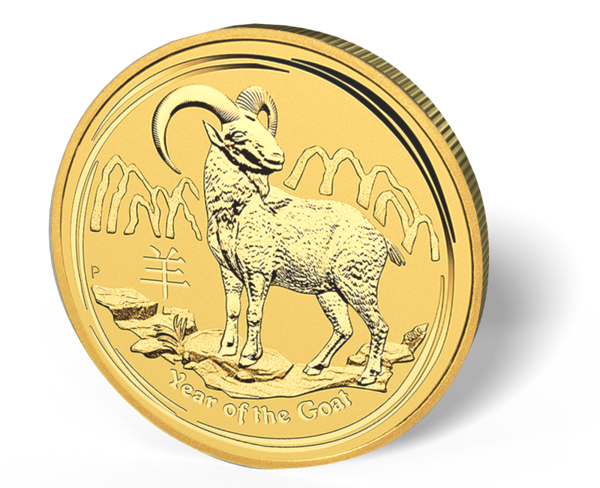 Picture of 2015 1/20 oz Australian Gold Goat