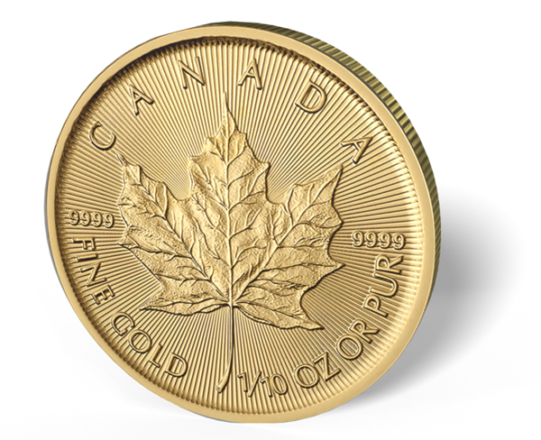 Picture of 1/10 oz Canadian Gold Maple Leaf 2016