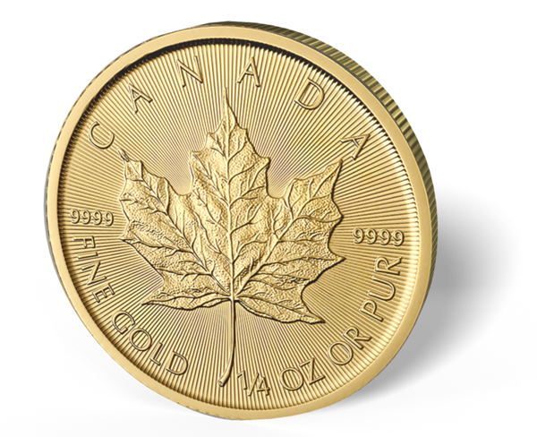 Picture of 1/4 oz Canadian Gold Maple Leaf Coins - 2016