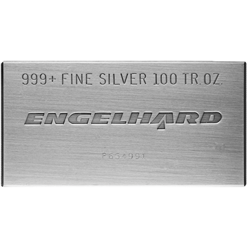 100 oz engelhard silver bar, silver bullion, silver bar, silver bullion bar