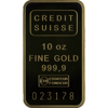 10 oz credit suisse gold bar w/ assay, gold bullion, gold bar, gold bullion bar