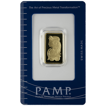 10 gram pamp suisse fortuna gold bar w/ assay, gold bullion, gold bar, gold bullion bar