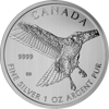 Picture of 2015 1 oz Canadian Silver Maple Leaf Red-Tail Hawk