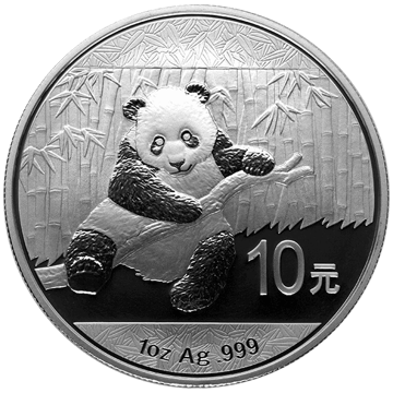 1 oz chinese silver panda silver coin random year, varied condition, silver bullion, silver coin, silver bullion coin