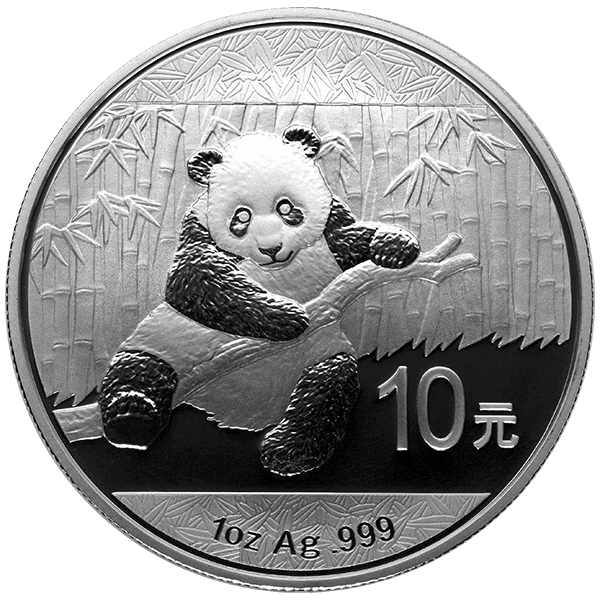 1 oz chinese silver panda silver coin random year, varied condition, silver bullion, silver coin, silver bullion coin