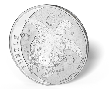 Picture of 2015 1 oz Silver Niue Turtle