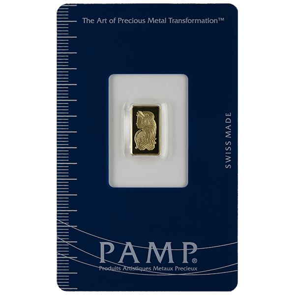 1 gram credit fortuna suisse gold bar w/ assay, gold bullion, gold bar, gold bullion bar