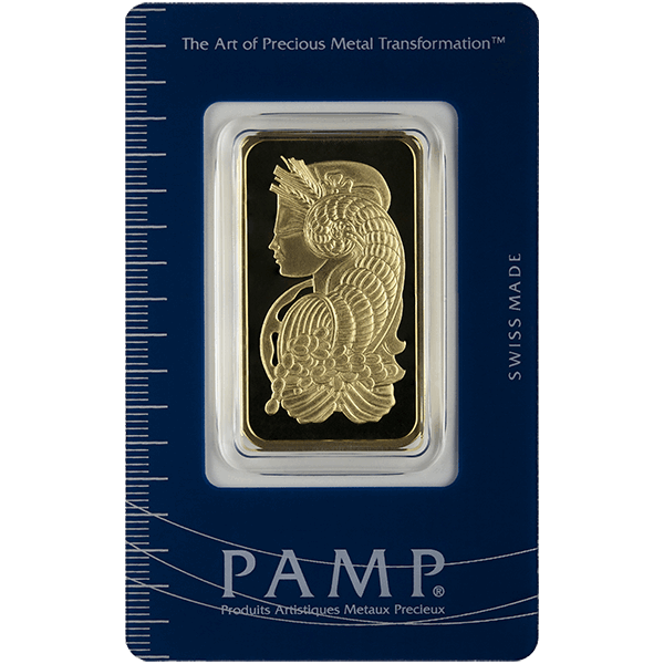 1 oz credit fortuna suisse gold bar classic w/ assay, gold bullion, gold bar, gold bullion bar