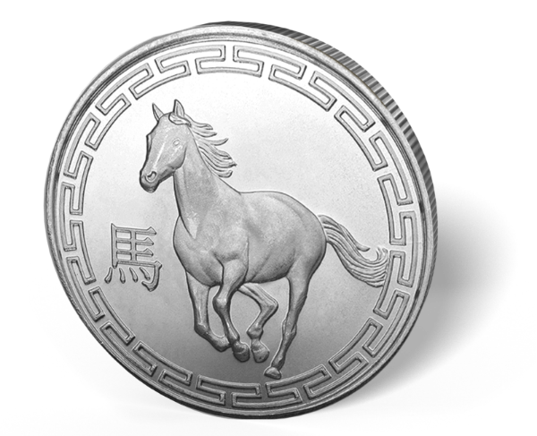 Picture of 1 oz Horse Silver Rounds