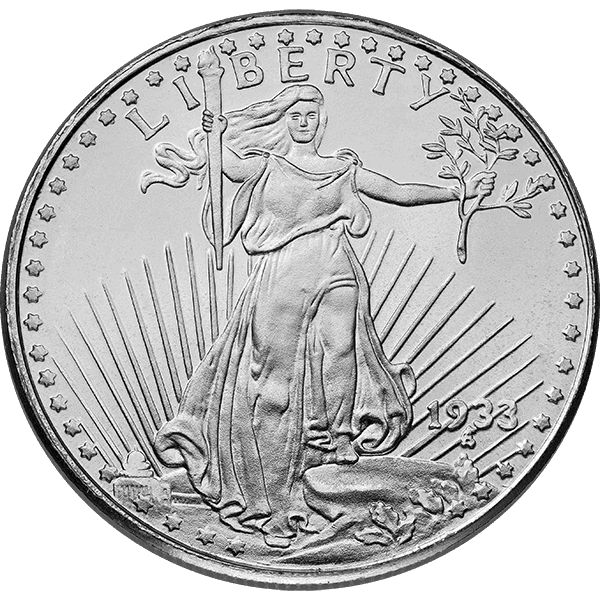 Picture of 1 oz 1933 Saint-Gauden Silver Round