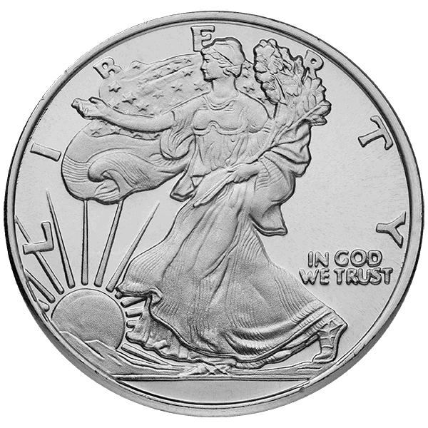 Picture of 1 oz Walking Liberty Silver Round