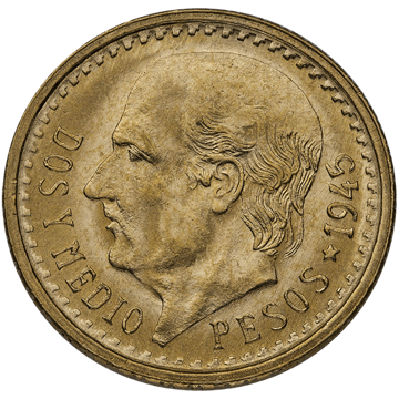 2.50 peso mexican gold coin, random year, gold bullion, gold coin, gold bullion coin