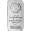 5 oz morgan silver bar, silver bullion, silver bar, silver bullion bar