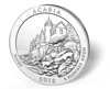 2012 5 oz america the beautiful - acadia national park silver coin quarter, silver bullion, silver coin, silver bullion coin