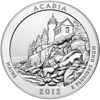 2012 5 oz america the beautiful - acadia national park silver coin quarter, silver bullion, silver coin, silver bullion coin