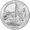 2010 5 oz america the beautiful - grand canyon national park silver coin quarter, silver bullion, silver coin, silver bullion coin