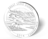 2014 5 oz america the beautiful - great sand dunes national park silver coin quarter, silver bullion, silver coin, silver bullion coin