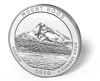 2010 5 oz america the beautiful - mount hood national park silver coin quarter, silver bullion, silver coin, silver bullion coin