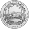 2013 5 oz america the beautiful - white mountains national park silver coin quarter, silver bullion, silver coin, silver bullion coin