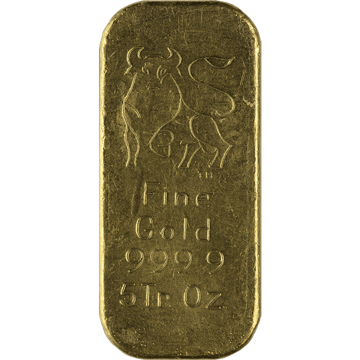 5 oz gold bar varied condition any mints, gold bullion, gold bar, gold bullion bar
