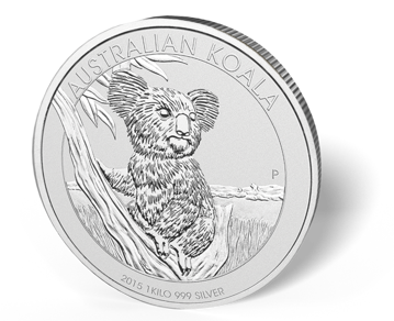 Picture of 2015 1 Kilo Australian Silver Koala