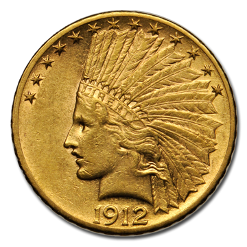 Picture of $10 Indian Head Gold Coins (XF - Extra Fine)