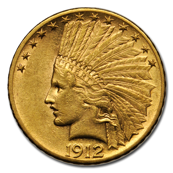 Picture of $10 Indian Head Gold Coins (XF - Extra Fine)