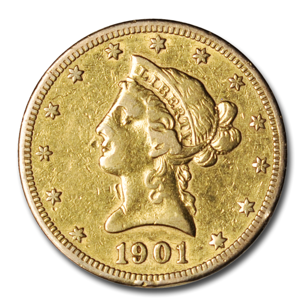 Picture of $10 Liberty Gold Coins (XF - Extra Fine)