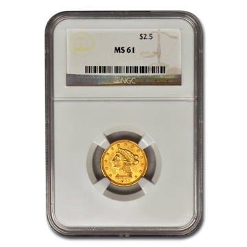 Picture of $2.50 Liberty Gold Coins MS61