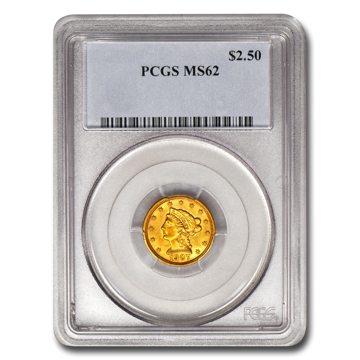 Picture of $2.50 Liberty Gold Coins MS62