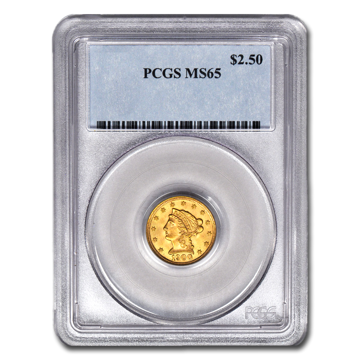 Picture of $2.50 Liberty Gold Coins MS65