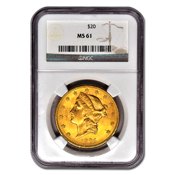 Picture of $20 Liberty Gold Coins MS61