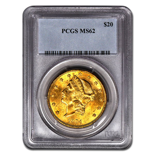 Picture of $20 Liberty Gold Coins MS62