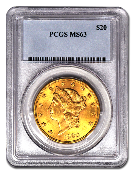 Picture of $20 Liberty Gold Coins MS63