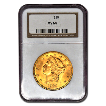 Picture of $20 Liberty Gold Coins MS64*