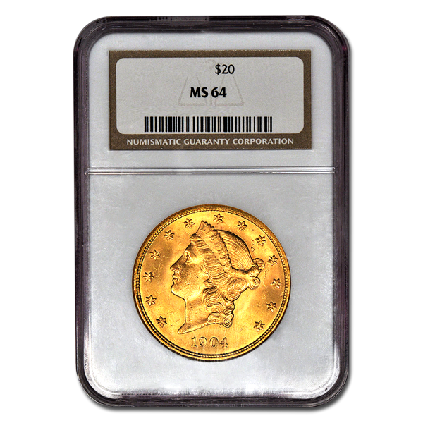 Picture of $20 Liberty Gold Coins MS64